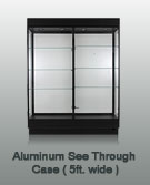 Aluminum See Through Case - 5ft.